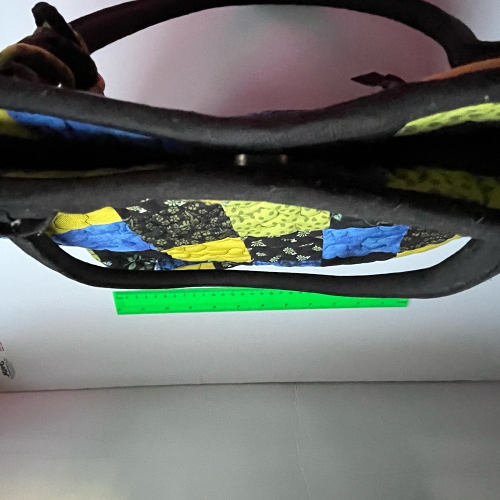 Quilted Patchwork Shoulder Bag - image 7